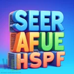 SEER, AFUE, and HSPF